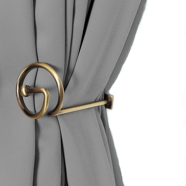 Shop Sadye Circling Curtain Holdbacks Set Of 2 Free Shipping