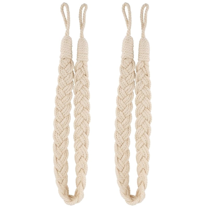 Willis Simple Handmade Knitting Cotton Rope Curtain Tieback