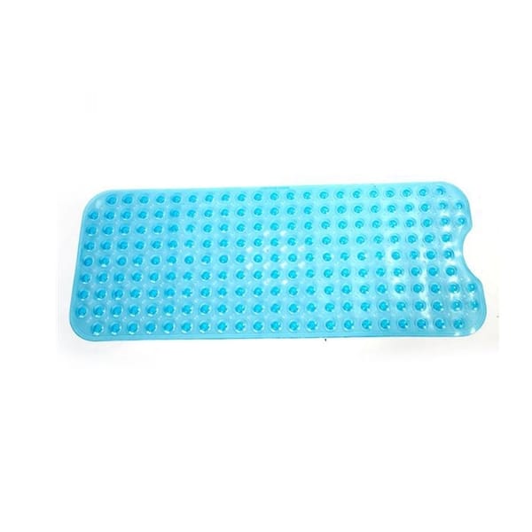 Shop Bathroom Bathtub Non Slip Bath Mat 99x39cm Blue Free