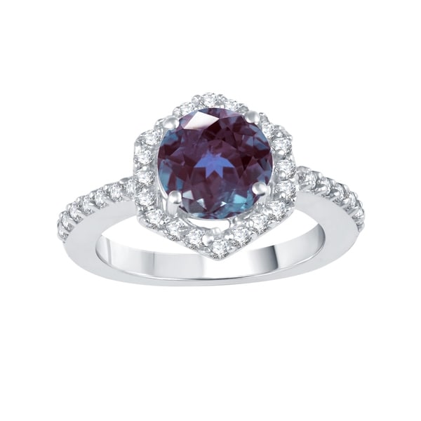 alexandrite and topaz ring