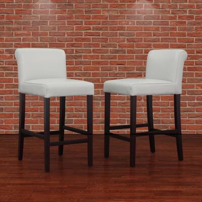 Cosmopolitan Modern White Counter Stools (Set of 2)