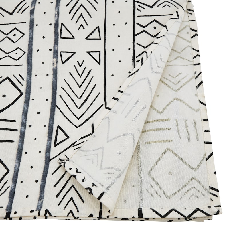 Cotton Mud Cloth Tablecloth