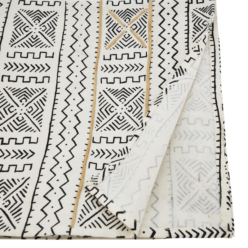Cotton Mud Cloth Tablecloth