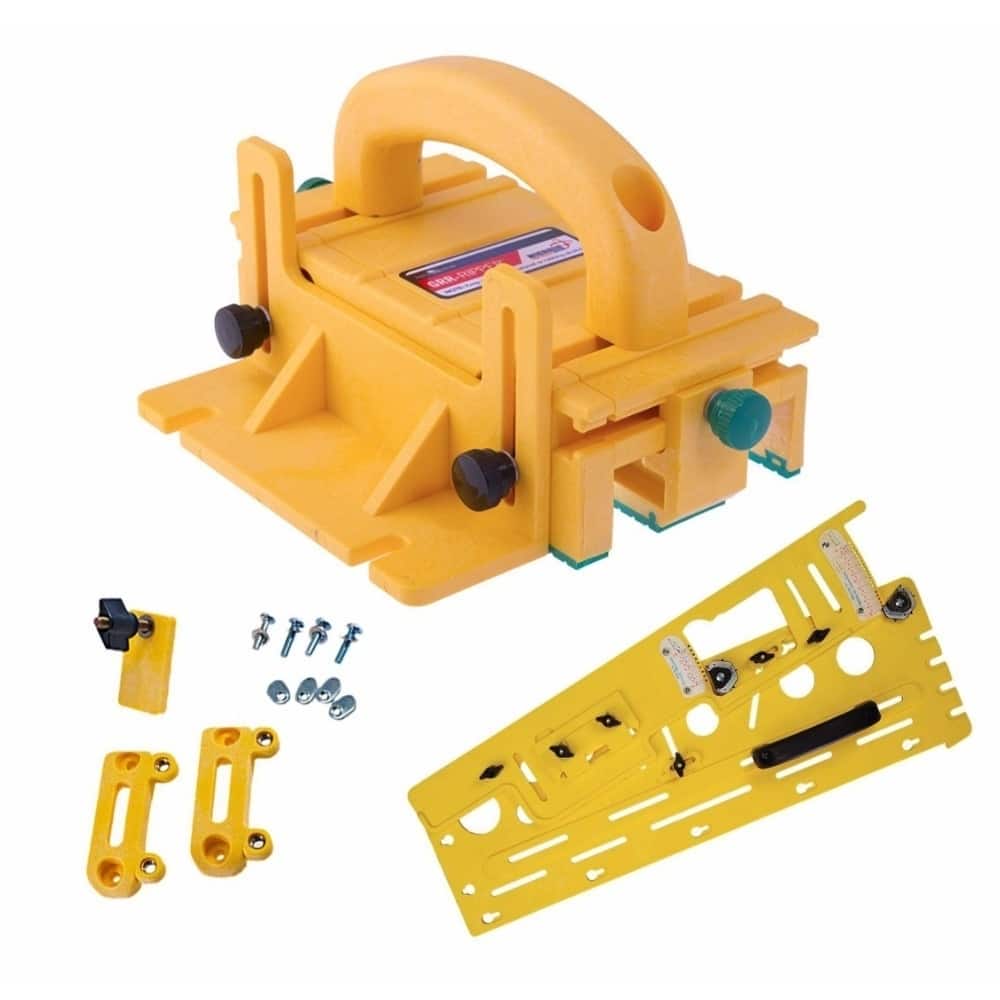 Microjig Grr-Ripper 3D Pushblock with Tapering Jig and Handle Bridge