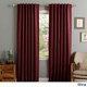preview thumbnail 9 of 29, Aurora Home Insulated Thermal Blackout 84-inch Curtain Panel Pair - 52 x 84 Wine