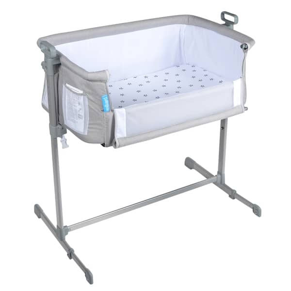 slide 2 of 8, Milliard Side Sleeper Bedside Baby Bassinet/Cradle