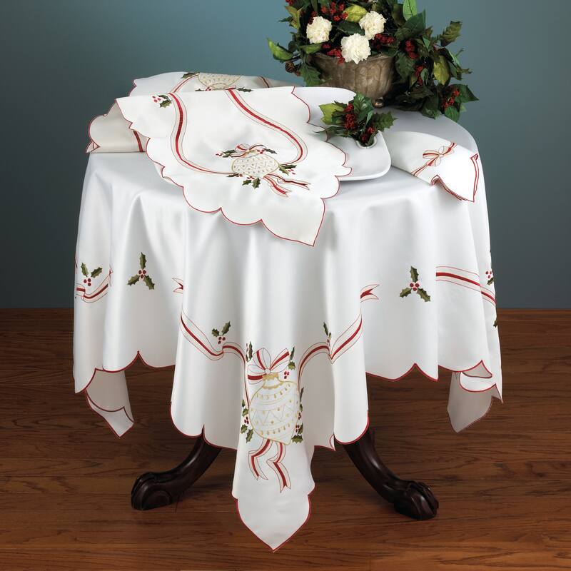 Embroidered Christmas Runner