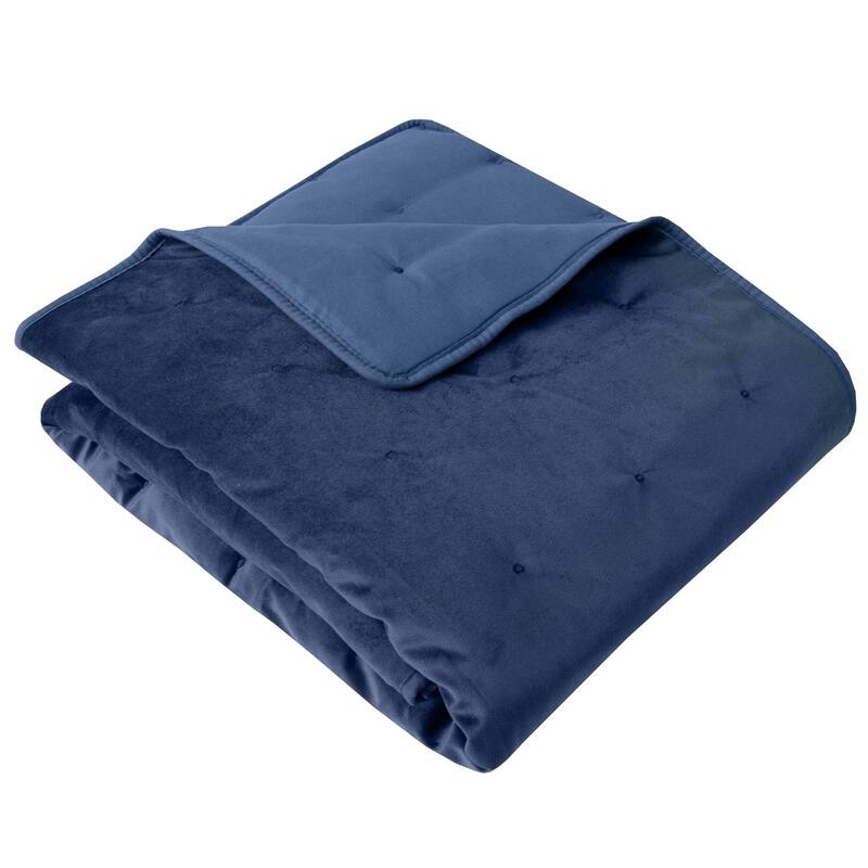 Holland Dot Stitch Reversible Throw Blanket