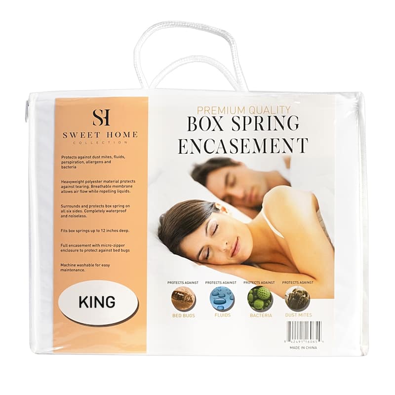 Waterproof Bed Bug Proof Box Spring Encasement Protector