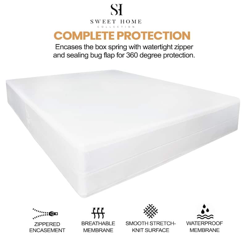 Waterproof Bed Bug Proof Box Spring Encasement Protector