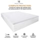 Waterproof Bed Bug Proof Cotton Terry Mattress Encasement Protector ...