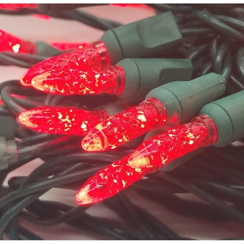 Red LED Light String Set of 70 Lights Mini M5