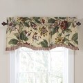 Waverly Laurel Springs Lined Window Valance in Parchment - 50 x 15 - (As Is Item)