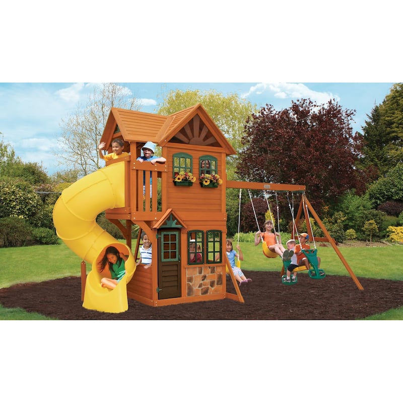 KidKraft Boulder Station Swing Set / Playset