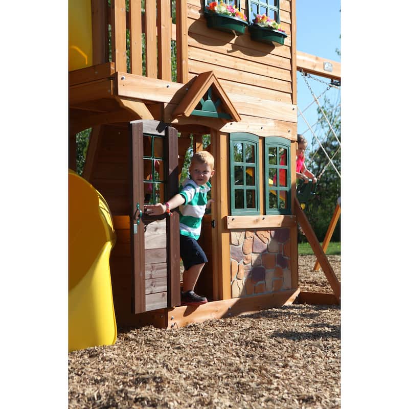 KidKraft Boulder Station Swing Set / Playset