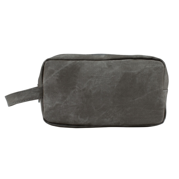 black leather dopp kit