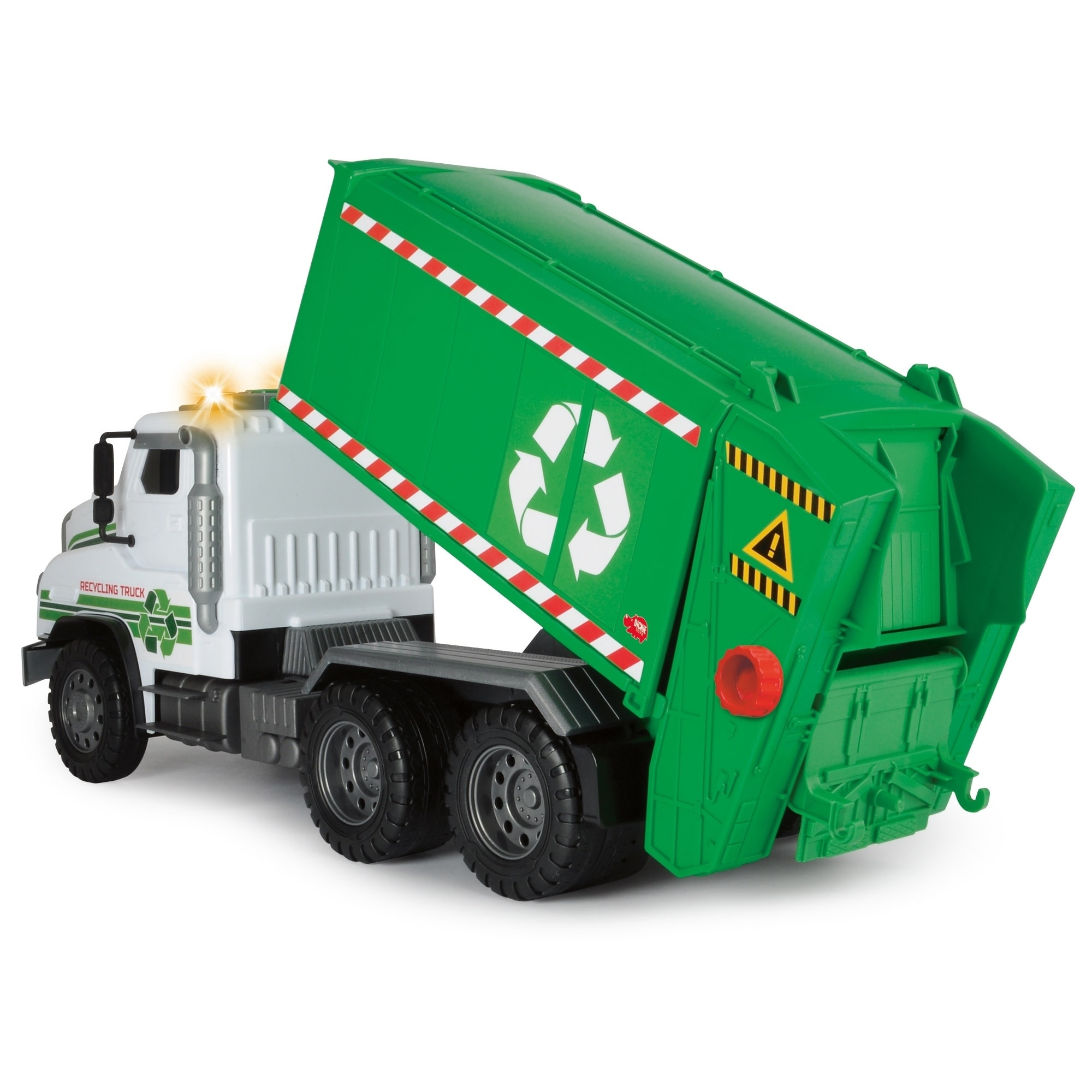 giant recycling truck fire truck dump truck