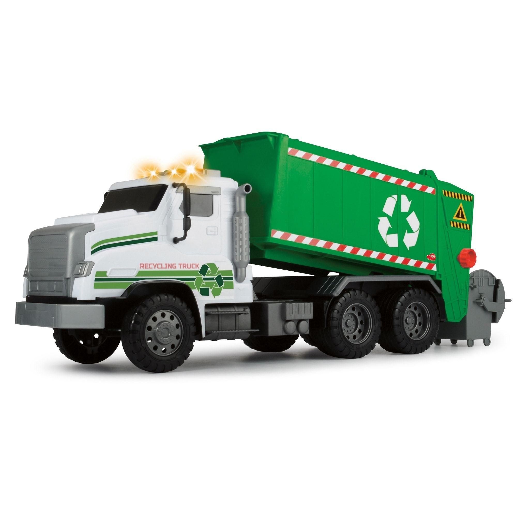 dickie toys light and sound garbage truck