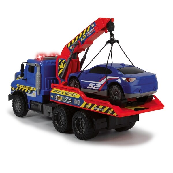 a toy tow truck