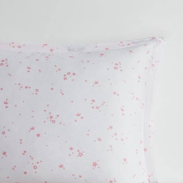 Shop Taylor Olive Daisy Pink Cotton Reversible Comforter Set