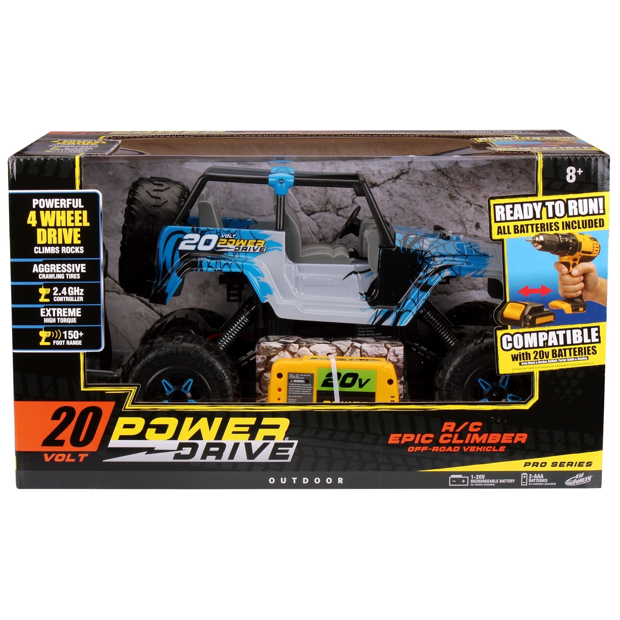 dewalt battery rc car