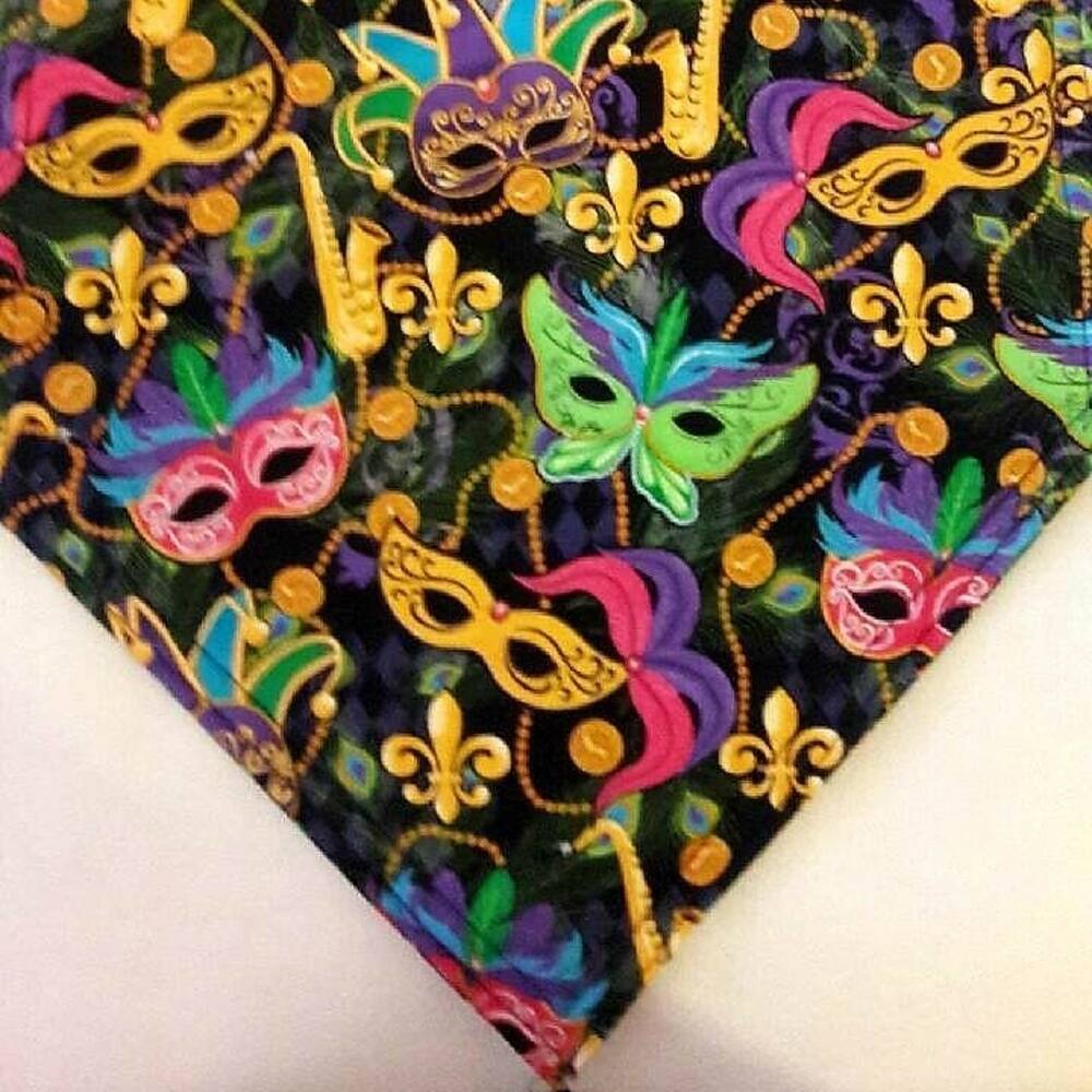 Mardi Gras w/ Starburst Back Table Runner 14" x 40"