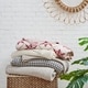 preview thumbnail 5 of 5, Madison Park Coe Natural Cotton Knit Throw