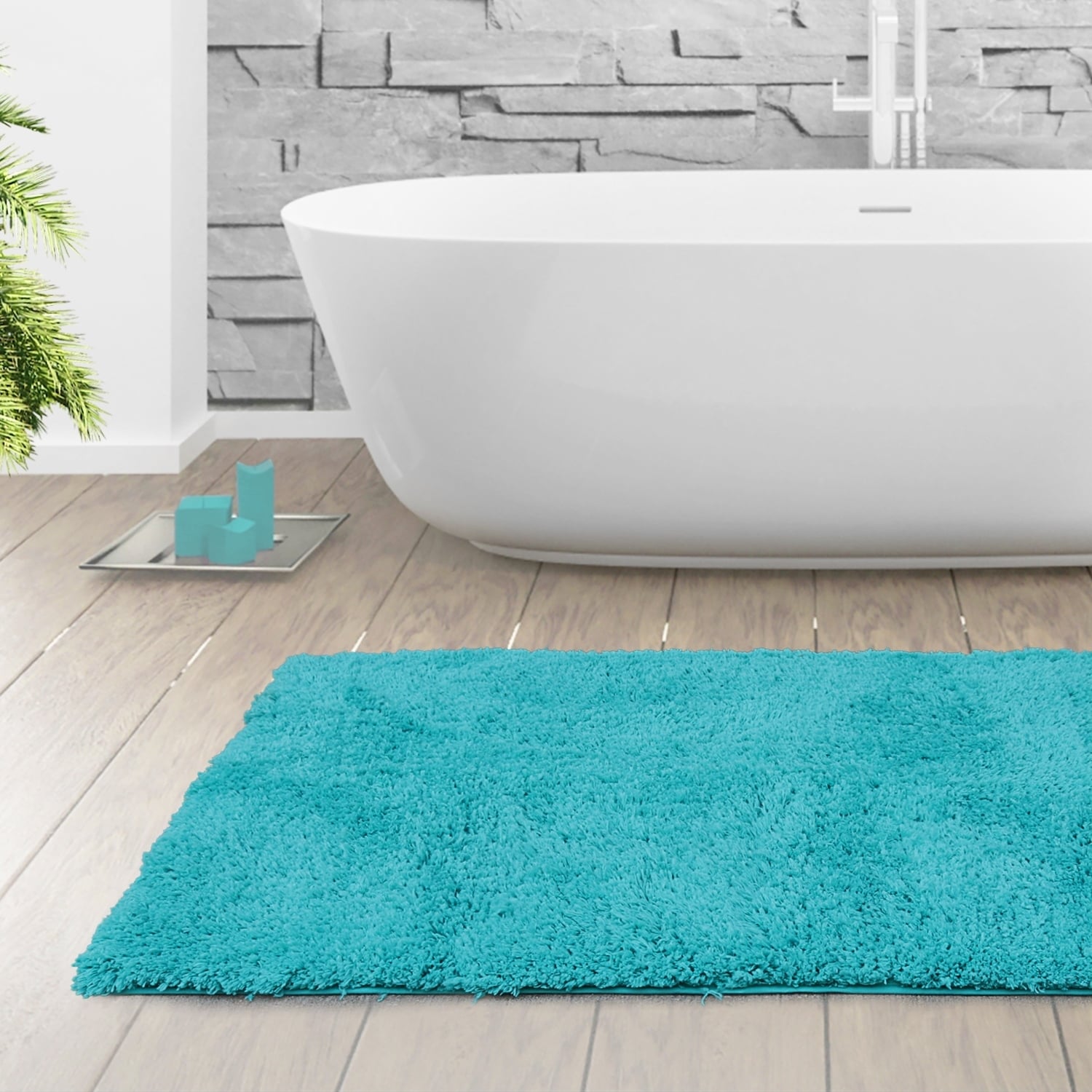 Porch & Den Lorena Shaggy/ Non-slip Rubber Backed Bath Rug Set - On Sale -  Bed Bath & Beyond - 29451769