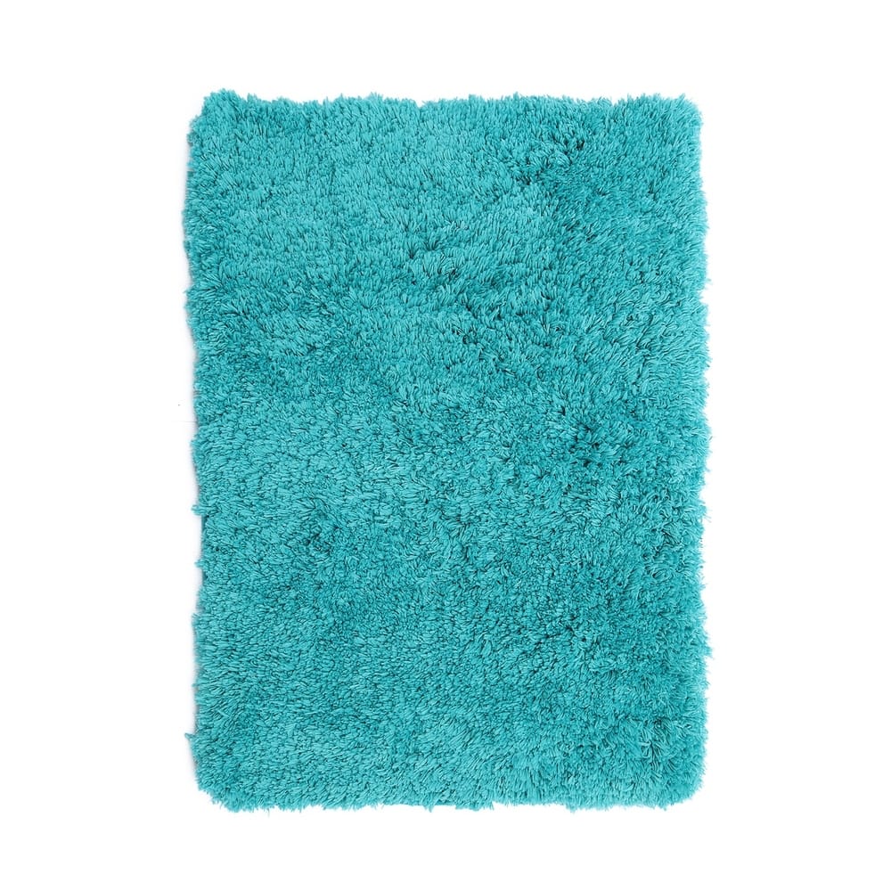 Porch & Den Lorena Shaggy/ Non-slip Rubber Backed Bath Rug