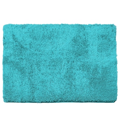 Porch & Den Lorena Shaggy/ Non-slip Rubber Backed Bath Rug