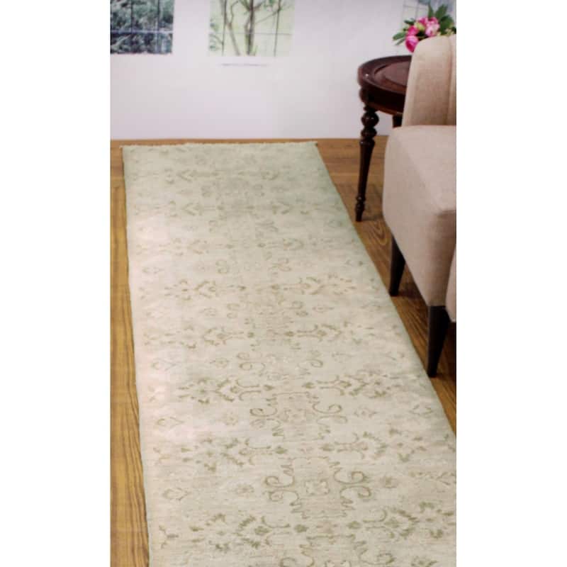 Noori Rug Yousafi Fine Chobi Feriha Beige/Brown Runner - 2'8" x 16'1"