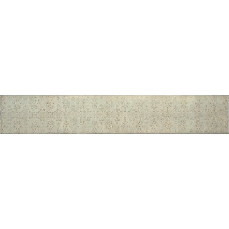 Noori Rug Yousafi Fine Chobi Feriha Beige/Brown Runner - 2'8" x 16'1"