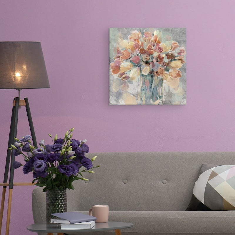 Garden Arrangement by Studio Arts Wrapped Canvas Art Print