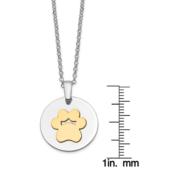 Sterling Silver Rhodium-plated Enamel /& Glitter Fabric Cross Pendant