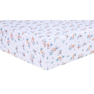 Safari Nap Time Jersey Fitted Crib Sheet - Bed Bath & Beyond - 29486233