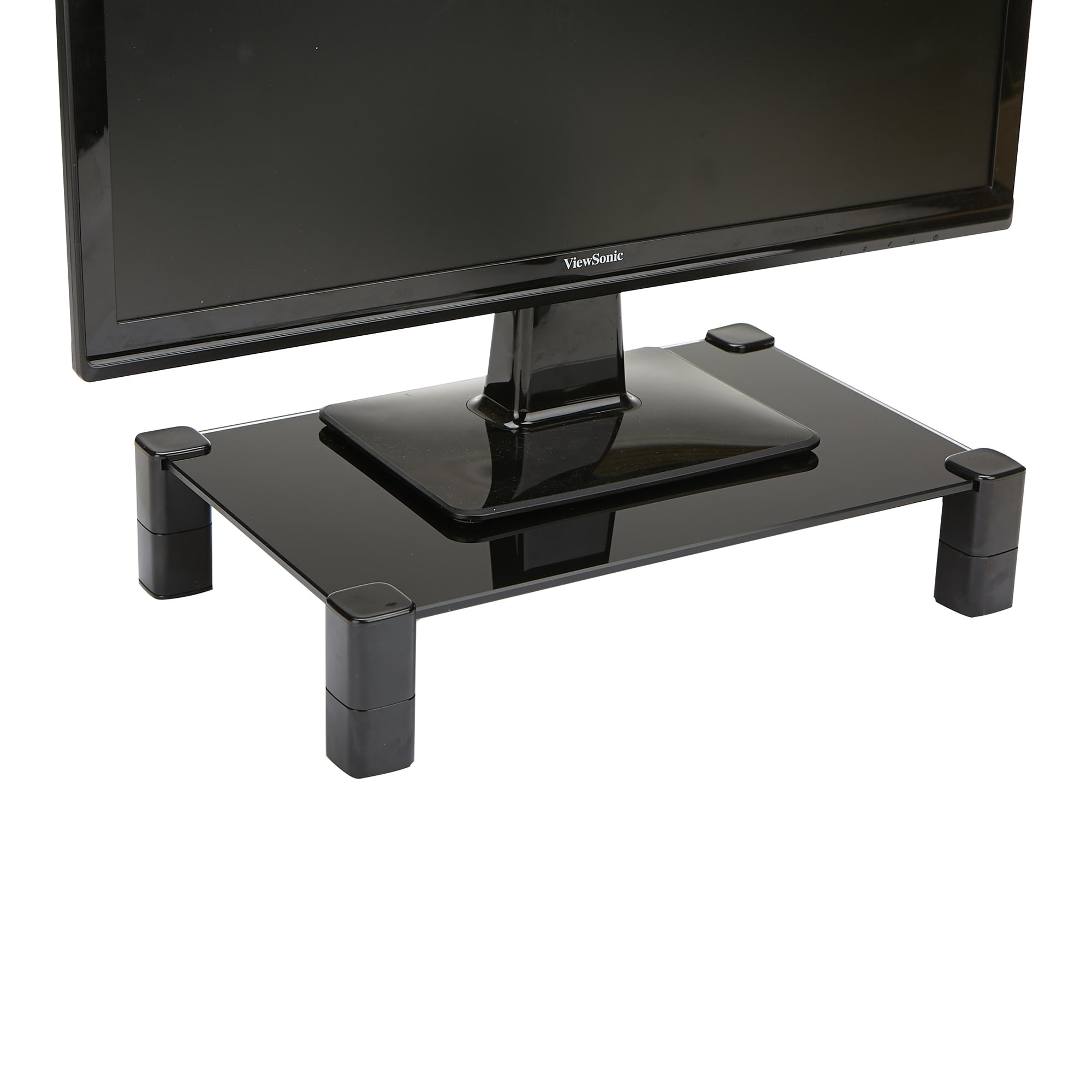 Monitorsteunen Large Double/Twin Monitor Riser Stand For PC/iMac Screen