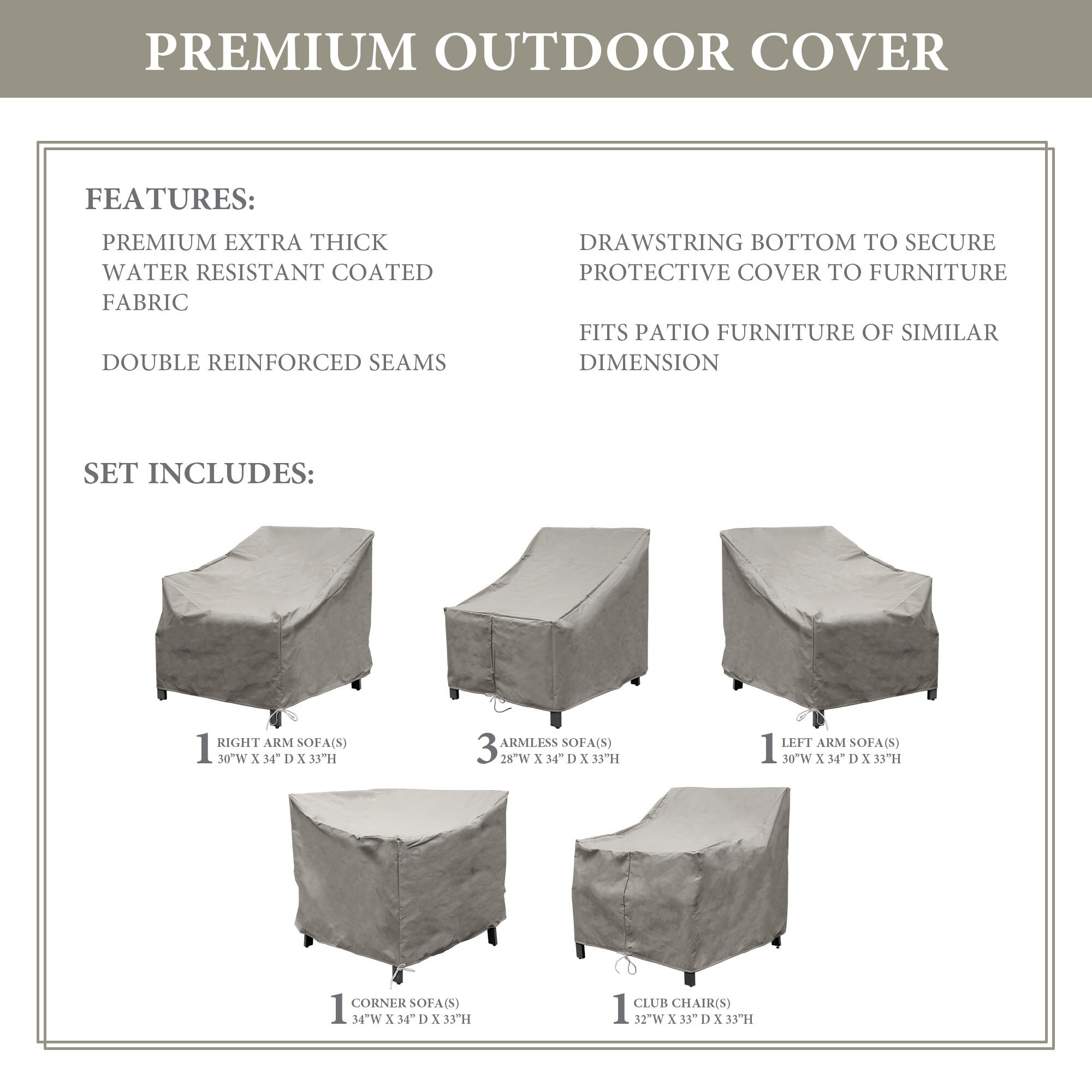 Lexington 08f Protective Cover Set