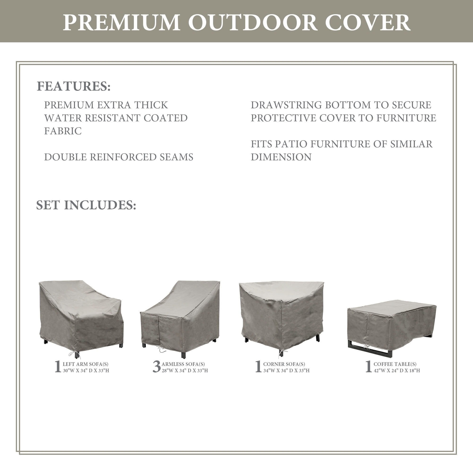 Kathy Ireland Homes Gardens Madison 06q Protective Cover Set Overstock 29486881