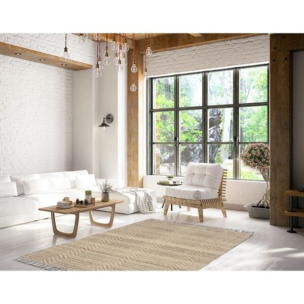 RugSmith Beige Yucca Southwest Boho Area Rug