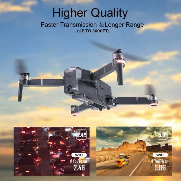 Contixo F24 Pro 4k Uhd Rc Quadcopter Gps Drone Fpv Camera Compatible With Vr 30 Minutes Flight Time Foldable Brushless Motors Overstock