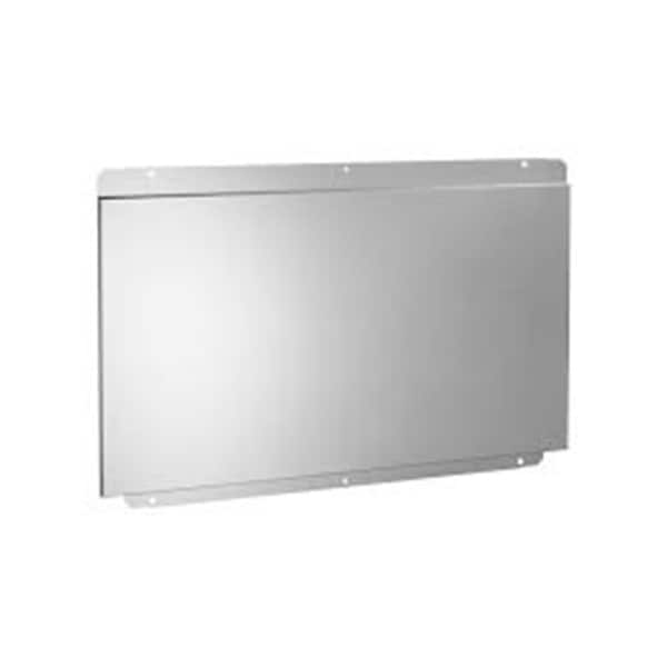48 stainless steel backsplash with shelf