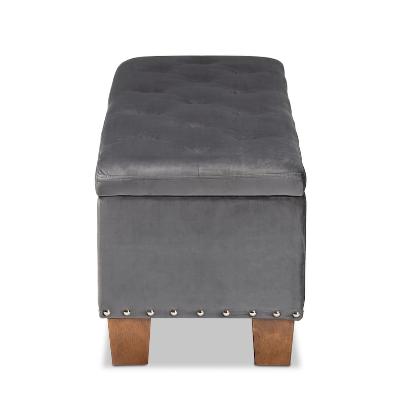 Carson Carrington Bahult Upholstered Button-tufted Storage Ottoman Bench