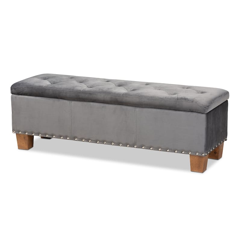 Carson Carrington Bahult Upholstered Button-tufted Storage Ottoman Bench