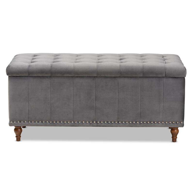 Carson Carrington Bahult Upholstered Storage Ottoman Bench