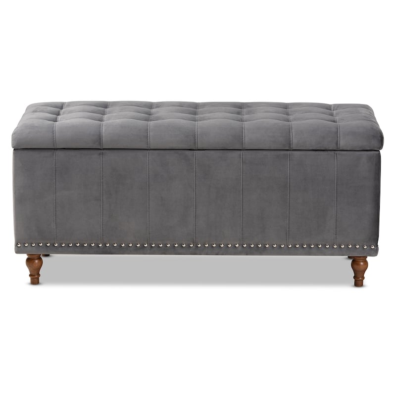 Carson Carrington Bahult Upholstered Storage Ottoman Bench