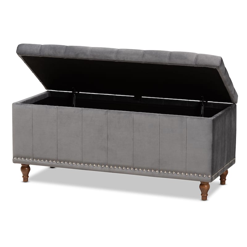 Carson Carrington Bahult Upholstered Storage Ottoman Bench