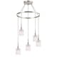 preview thumbnail 1 of 7, Woodbridge Lighting Candice 5-light Pendant Chandelier Frosted