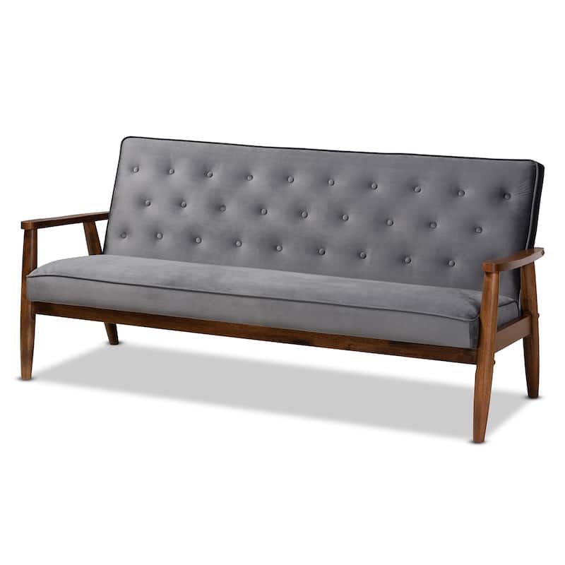 Carson Carrington Badarna Modern Upholstered 3-seater Sofa