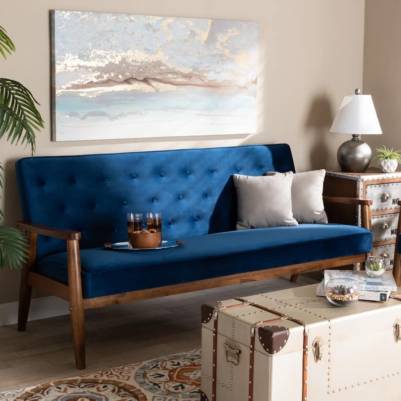 Carson Carrington Badarna Modern Upholstered 3-seater Sofa