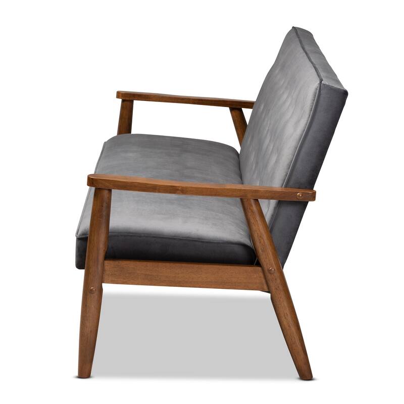 Carson Carrington Badarna Modern Upholstered 3-seater Sofa
